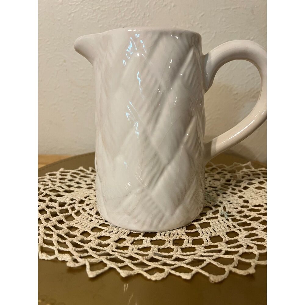 Basket Weave Pitcher